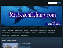 Tablet Screenshot of miabeachfishing.com